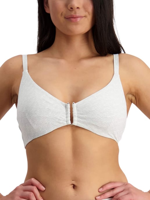 Metallic Chic U Wire Bikini Top