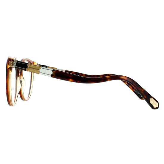 Bvlgari Cat Eye Womens Havana Amber Yellow Clear Glasses Frames - Image 3