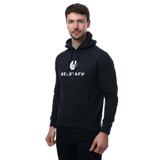 Men's Belstaff Signature Hoodie in Black - Image 1