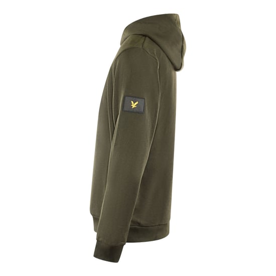 Lyle & Scott Plain Green Pull-Over Hoodie - Image 3
