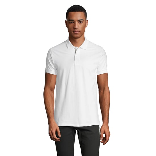 SOLS Heren Portland Poloshirt (Wit/Grijs) - Image 1