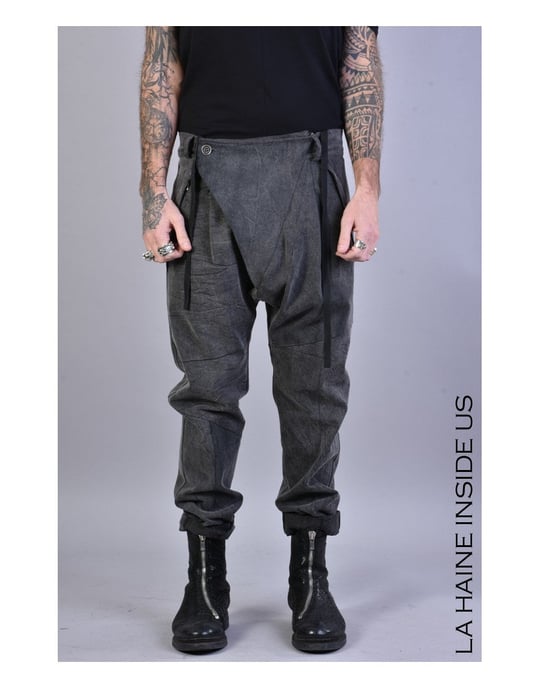 La Haine Inside Us Trousers LM048 Men's Grey - Image 6