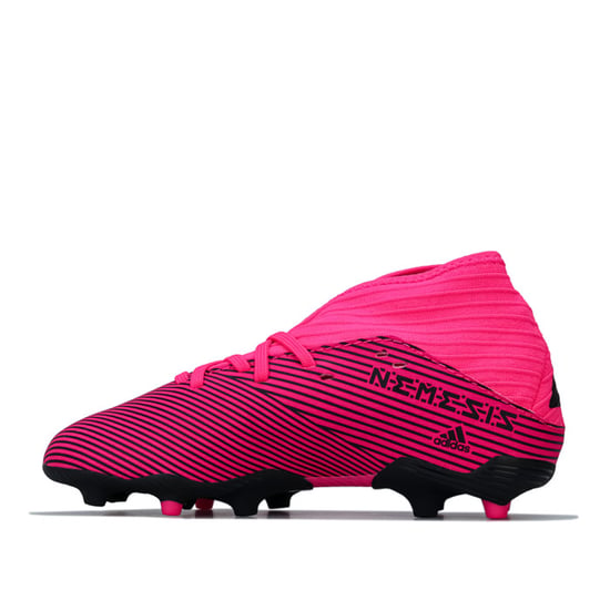 Boy's adidas Junior Nemeziz 19.3 FG Football Boots in Pink
