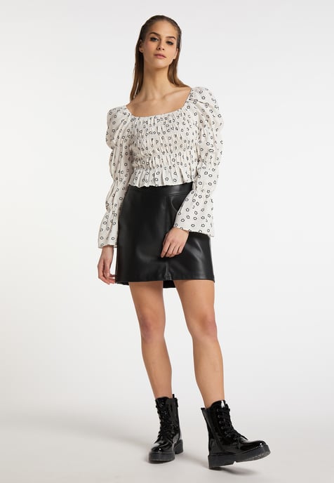 Mymo Longsleeve Dames wolwit - Image 2