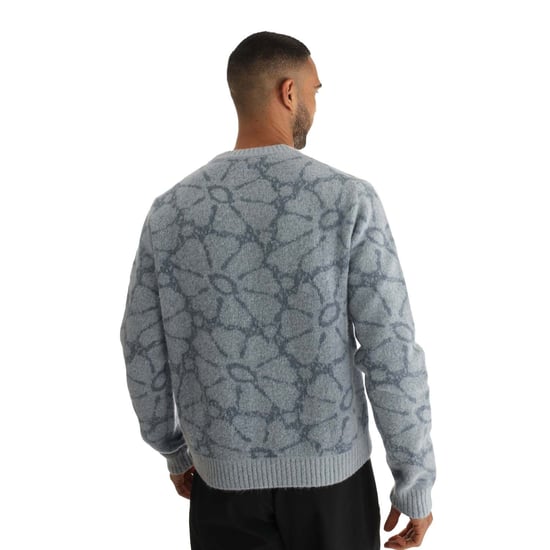 Men's Wood Wood Spencer Crewneck Knitted Sweatshirt in Grey - Image 2