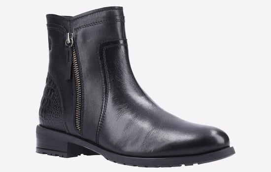 Hush Puppies Scarlett Leren Zwarte Damesschoenen - Image 2