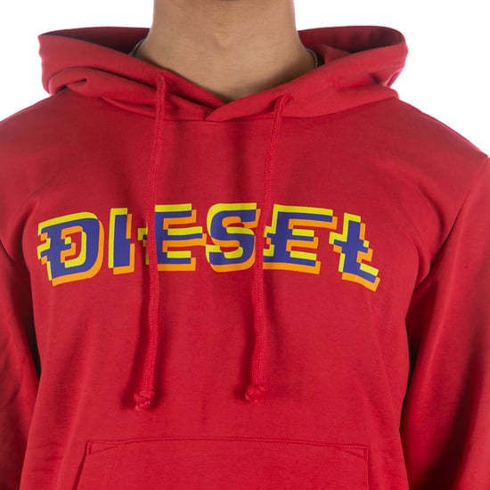 Diesel Sweatshirt S-Ginn Hood K27 Red