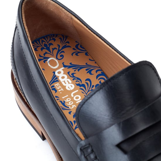 Base London Garfield leren herenpantoffels zwart - Image 6