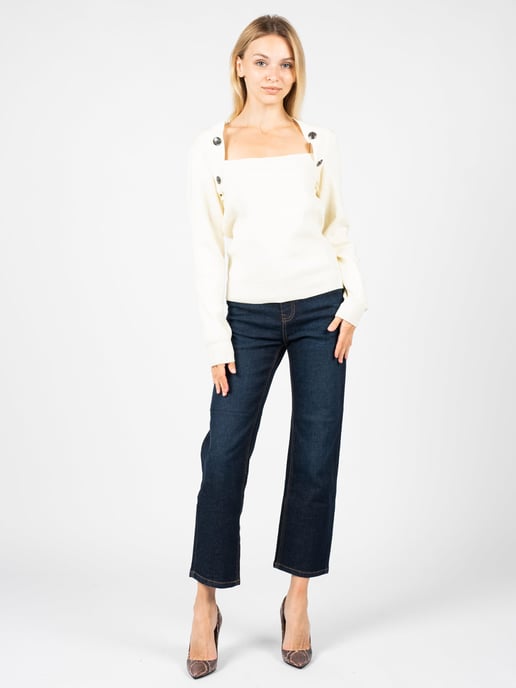 Silvian Heach Pullover Woman's Off-White - Image 2