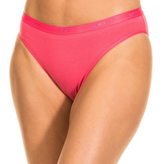 Pack-3 Panties Slips Coton Strech D4C17 woman