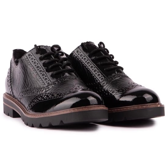 Marco Tozzi Patent Trim Shoes