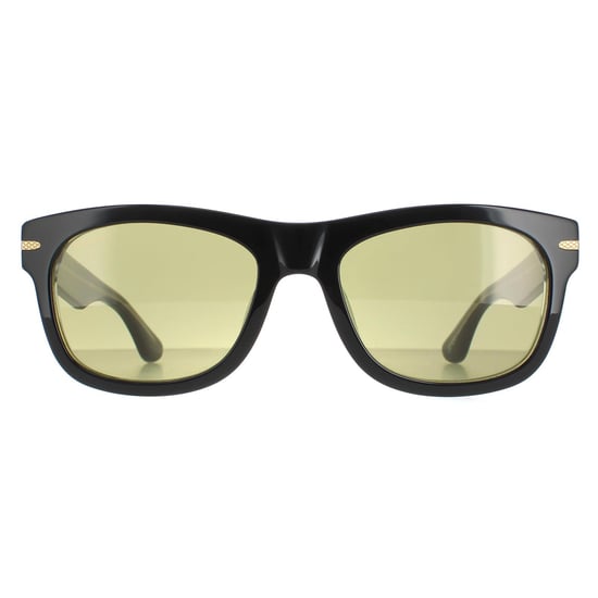 Serengeti Square Unisex Shiny Black Transparent Layer Green 555nm Foyt