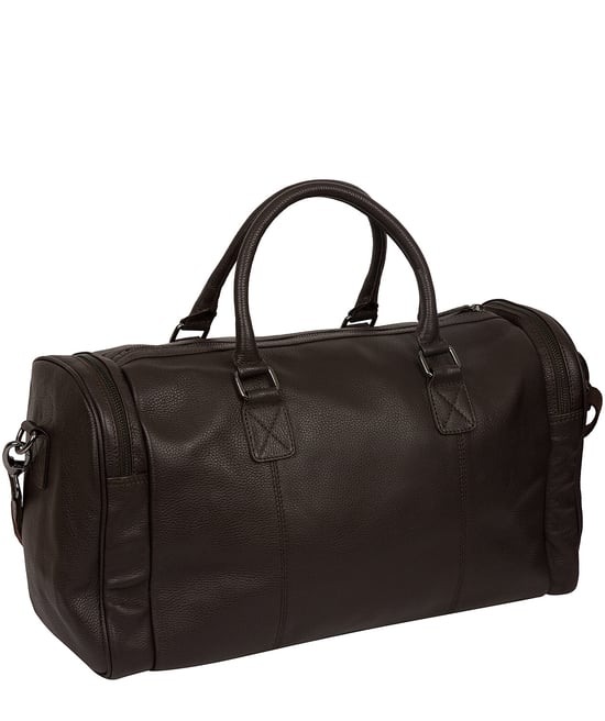 Ocean' Brown Leather Holdall