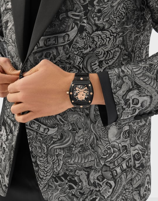 Philipp Plein The $keleton Crystal Men's Grey Watch PWPTA0424 - Image 3