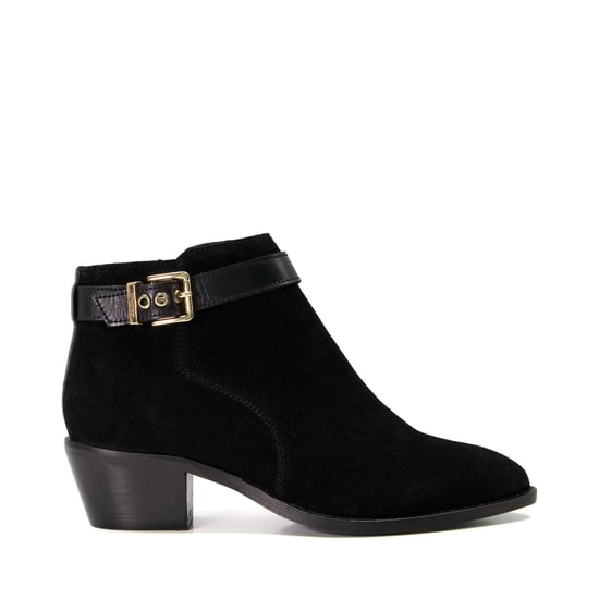 Dune Ladies POPPA Buckle-Detail Leather Ankle Boots - Image 1