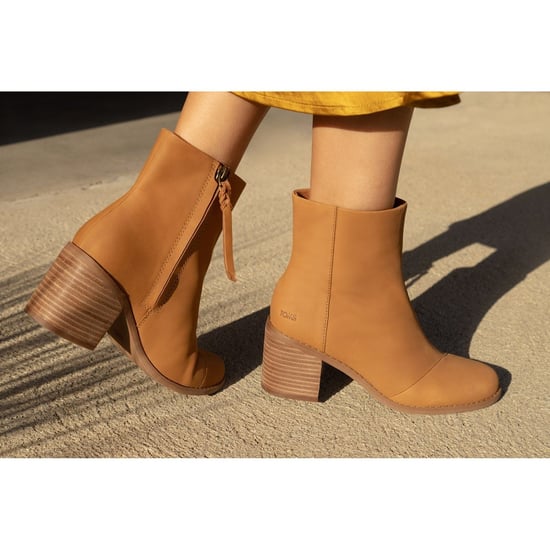 TOMS Evelyn Leather Women's Tan Boots - Image 6