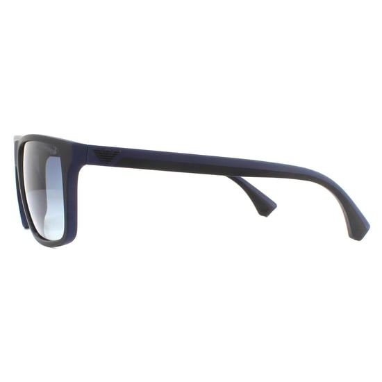 Emporio Armani Sunglasses EA4033 58644L Black and Rubber Blue  Blue Gradient