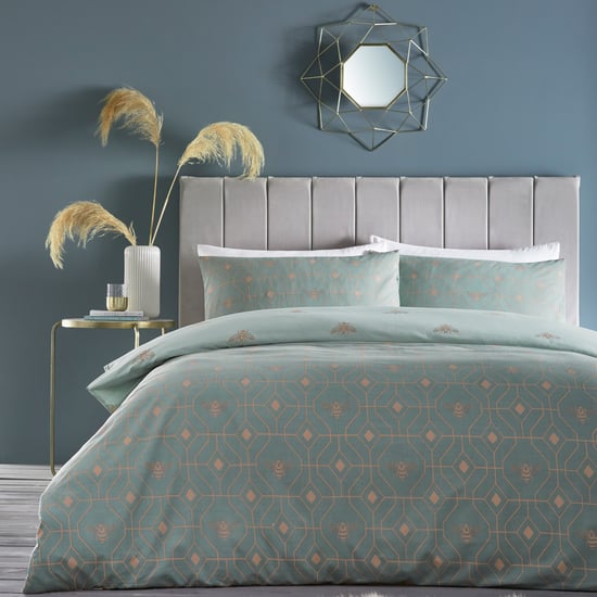 Bee Deco Geometric Duvet Cover Set - Image 1