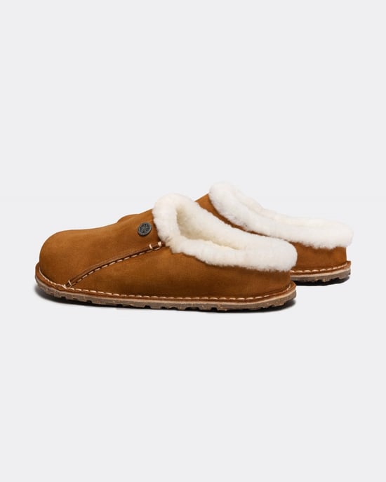 Birkenstock Zermatt Premium Shearling Suede Womens Clogs - Image 3