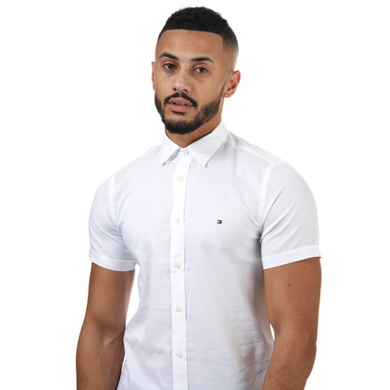 Men's Tommy Hilfiger Slim Travel Oxford Shirt in White