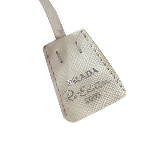 Prada Crystal-Embellished Re-Edition 2000 Bag in Cream Satin - Image 6