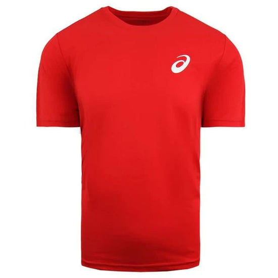 Asics Logo Mens Red T-Shirt - Image 1