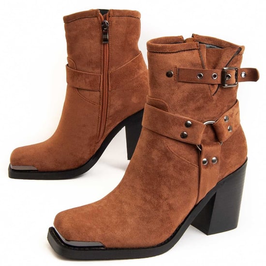 Montevita Heel Ankle Boot Town In Brown