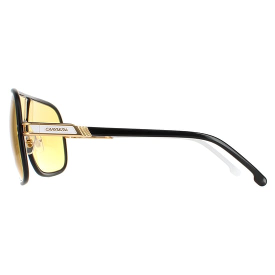 Carrera Aviator Unisex Matte Black Yellow Yellow Flaglab 11