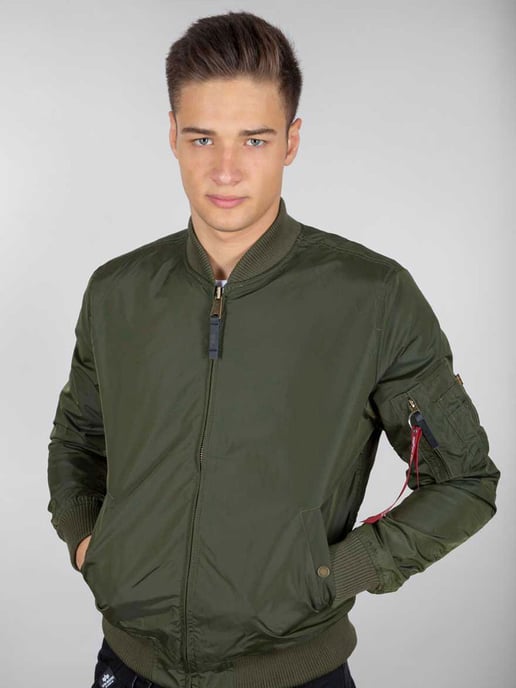 Heren Alpha industries Ma-1 Tt Bomber Jacket in Donkergroen - Image 3