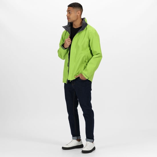 Regatta Mens Standout Ardmore Jacket (Waterproof & Windproof) (Key Lime/Seal Grey)