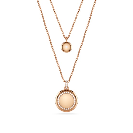 Swarovski 'Meteora' Dames Goud Vergulde Metalen Ketting - Roze 5683449 - Image 4
