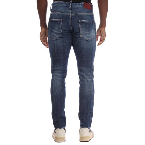 Men's DSquared2 Cool Guy Regular-Fit Jeans in Blue - Image 2