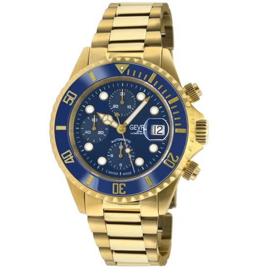 Gevril Wall Street Chrono 4153A Swiss Automatic Sellita SW500 Watch - Image 1
