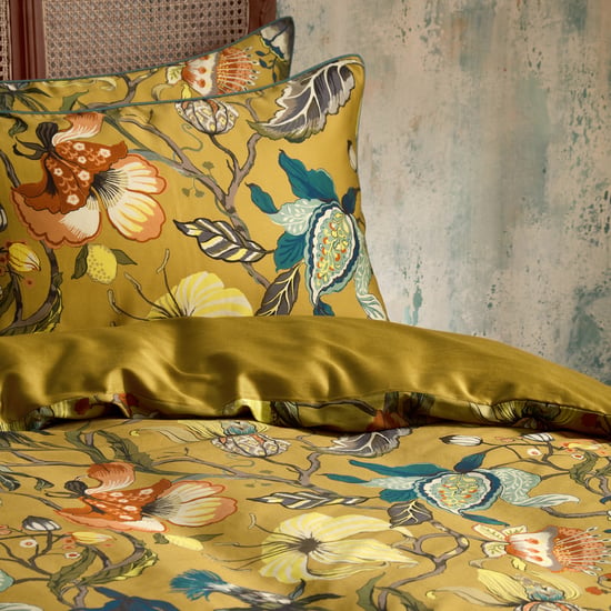 EW by Edinburgh Weavers Morton Floral Premium Cotton Sateen Duvet Cover Set