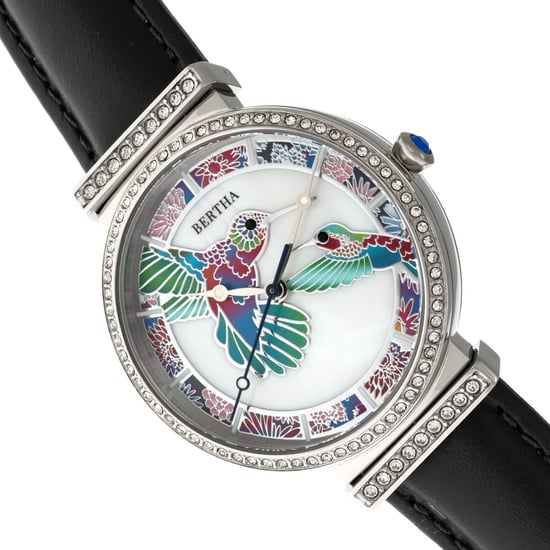 Bertha Emily Moeder-van-Parels Leren Band Horloge - Image 3