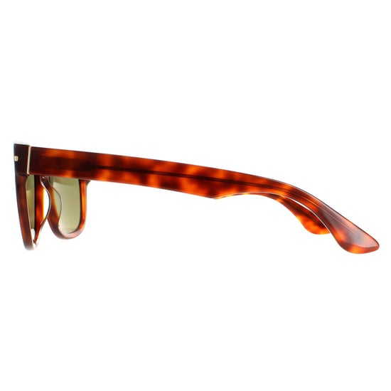 Serengeti Square Unisex Shiny Classic Havana Polarized 555nm Foyt Large