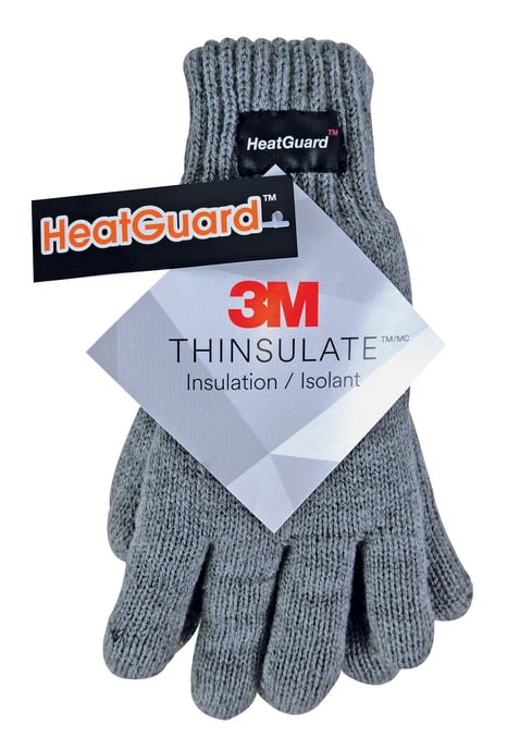 Thinsulate - Childrens Knitted Gloves | Boys Thermal Winter Gloves - Grey - Image 2