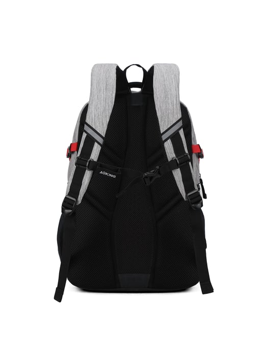 Aoking Backpack Unisex LIGHT GREY - Image 4