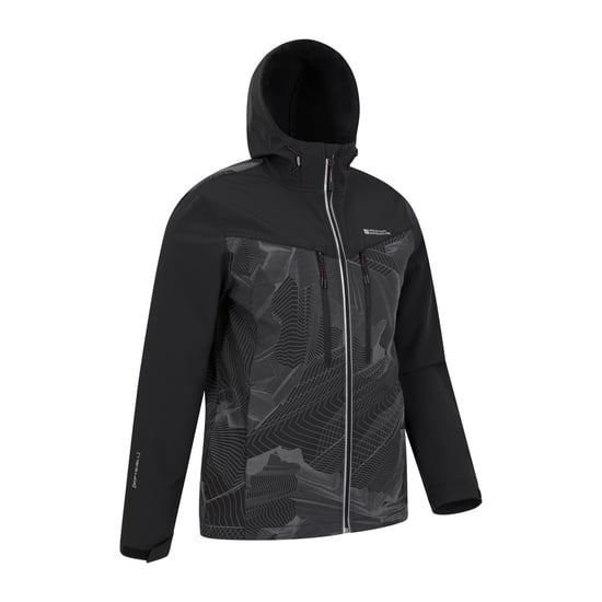 Mountain Warehouse Mens Illuminate II Soft Shell Jacket (Black) - Image 4