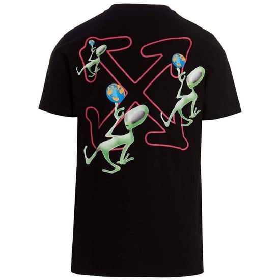 Off-White Alien Arrow Logo Oversized Fit Black T-Shirt