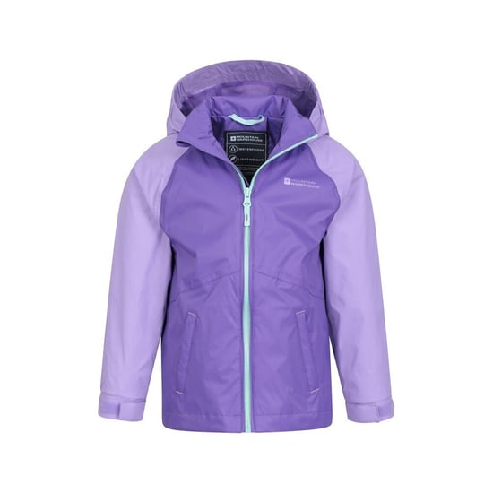 Mountain Warehouse Torrent II vattentät jacka för barn/ungdomar (Lilac) - Image 5