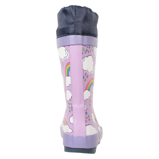 Mountain Warehouse Childrens/Kids II Rainbow Winter Wellington Boots (Lilac)