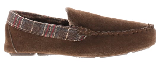 Hush Puppies Mens Moccasin Slippers Andreas Suede Leather brown - Image 2