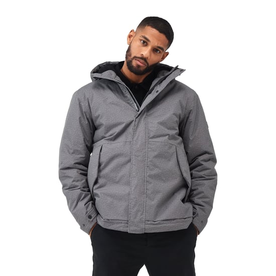 Regatta Mens Sterlings IV Waterproof Jacket (Storm Grey Marl) - Image 4