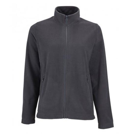 SOLS Womens/Ladies Norman Fleece Jacket (Charcoal)