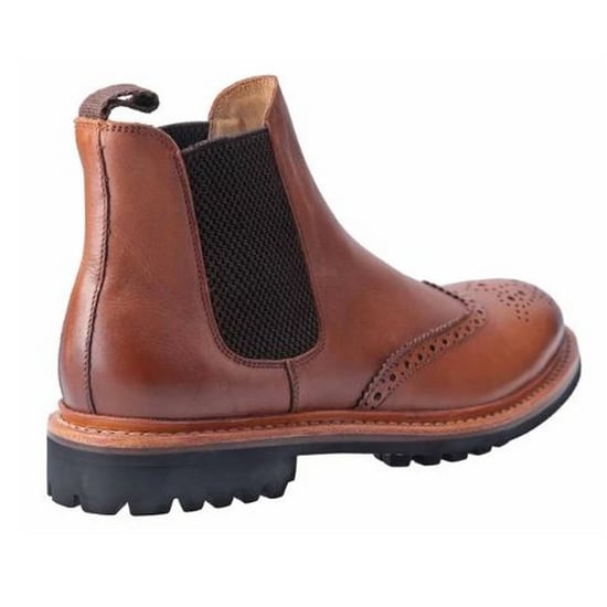 Cotswold Heren Siddington Commando Elasticated Leren Kleding Laars (Bruin) - Image 2