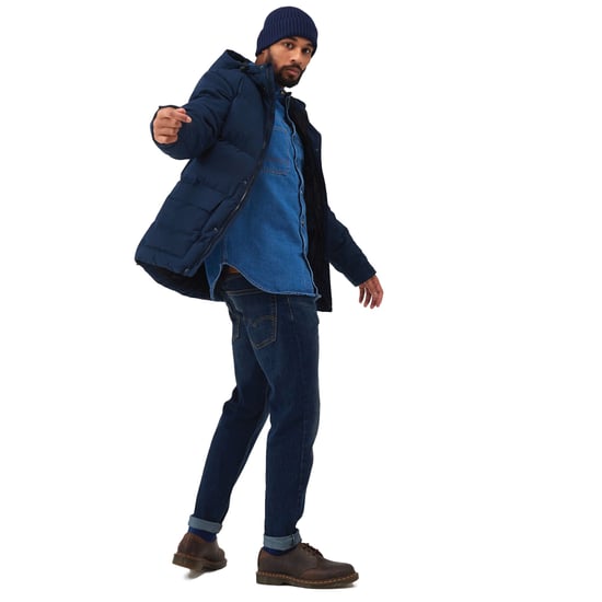 Regatta Mens Falkner Padded Jacket (Navy)