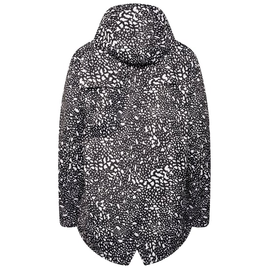 Dare 2B Womens/Ladies The Laura Whitmore Edit - Deviation II Dotted Waterproof Jacket (Black/White)