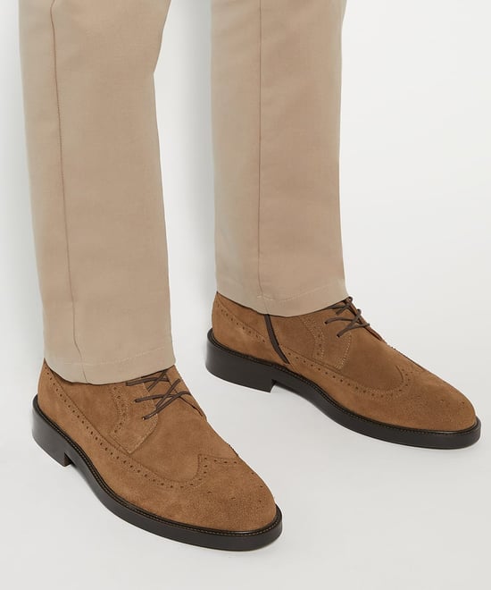 Dune Mens Marlon - Brogue Detail Lace Up Formal Boots - Image 3