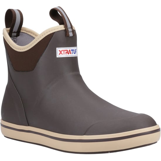 Xtratuf Enkellaars Rubber Chocolate/Tan Wellington Laarzen - Image 1